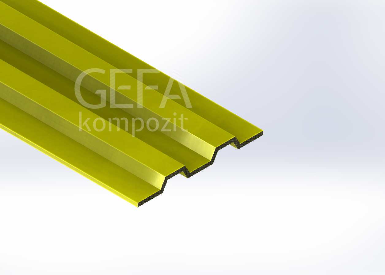 CTP (GRP, FRP) Kompozit Pultrüzyon Profil