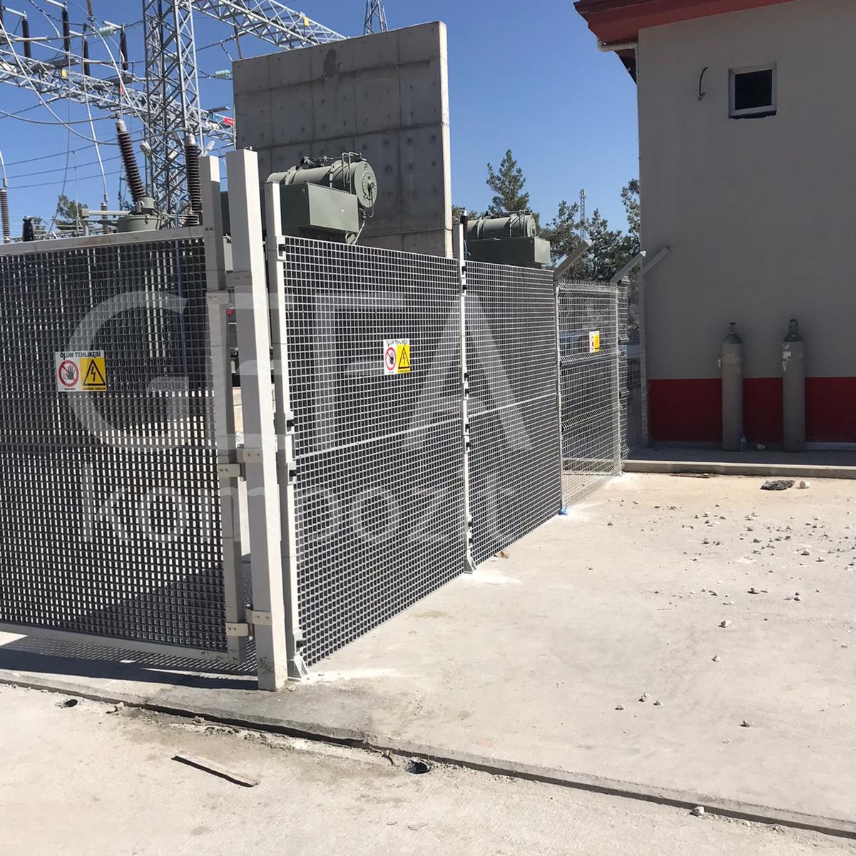 GRP (FRP) Composites Isolated Panel Fence